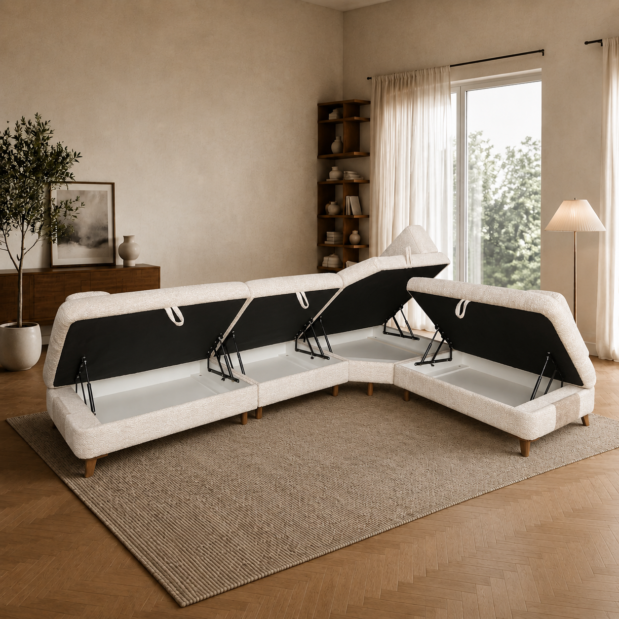 Modulyar Künc Divan - Görsel 2